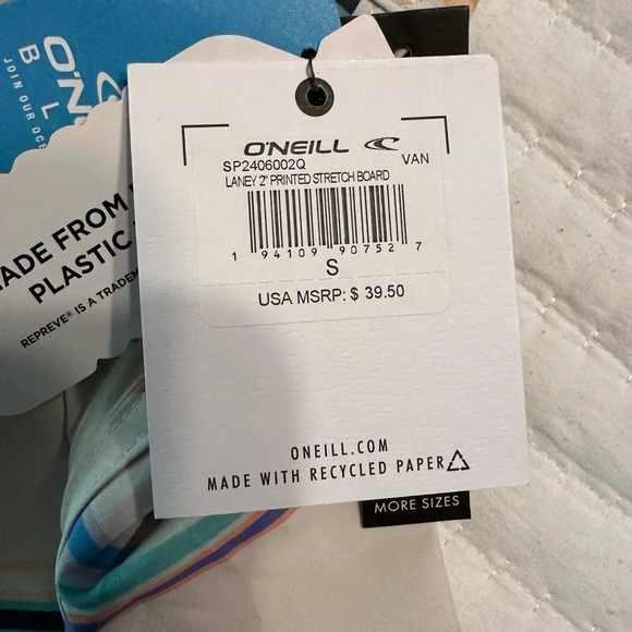 ONEILL LANEY 2" PRINTED STRETCH BOARDSHORTS SIZE S (k11) - Picture 13 of 15